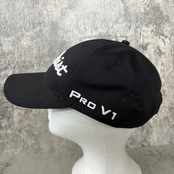 Titleist ProV1 TS Hat Black Adjustable Golf Cap - Picture 2 of 6